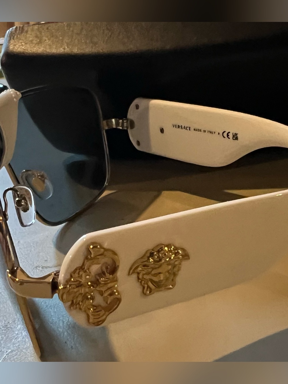 RARE VERSACE Sunglasses Mod. 2207 1341-QVE2207 Frame - Picture 2 of 7